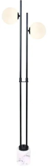 Επιδαπέδιο Φωτιστικό 2ΦΩΤΟ QUADRO Λευκό ML127022FBK Aca-ML127022FBK-Λευκό ML127022FBK