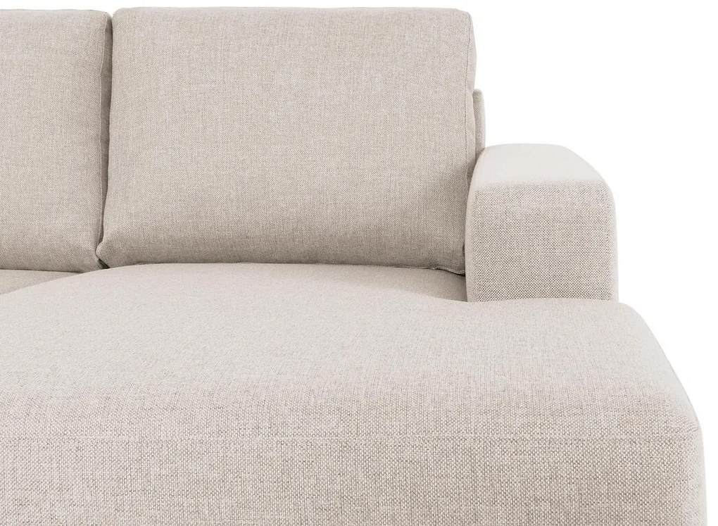 Γωνιακός Καναπές Scandinavian Choice C157, Ανοιχτό καφέ, 344x199x80cm
