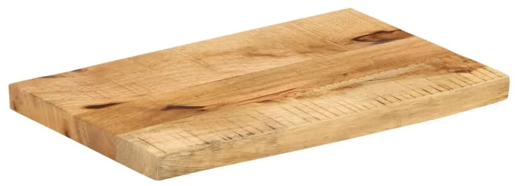 vidaXL Επιφάνεια Τραπεζιού 60x30x2,5 εκ. Live Edge Μασίφ Ξύλο Μάνγκο