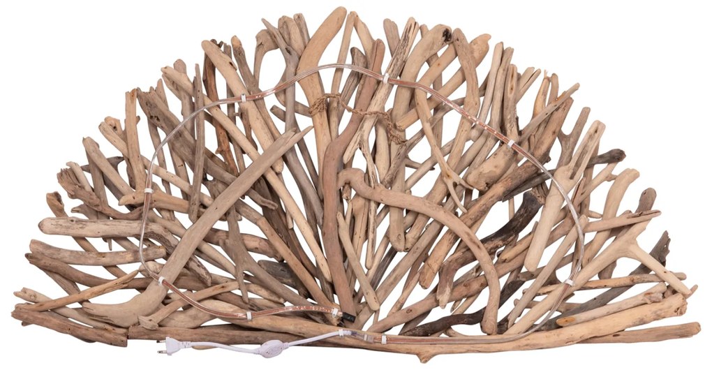 ΦΩΤΙΖΟΜΕΝΟ ΔΙΑΚΟΣΜΗΤΙΚΟ ΤΟΙΧΟΥ DREAMER2 HM4428 DRIFTWOOD-ΤΑΙΝΙΑ LED 90x90x7(πάχος)εκ (1 Τεμμάχια)