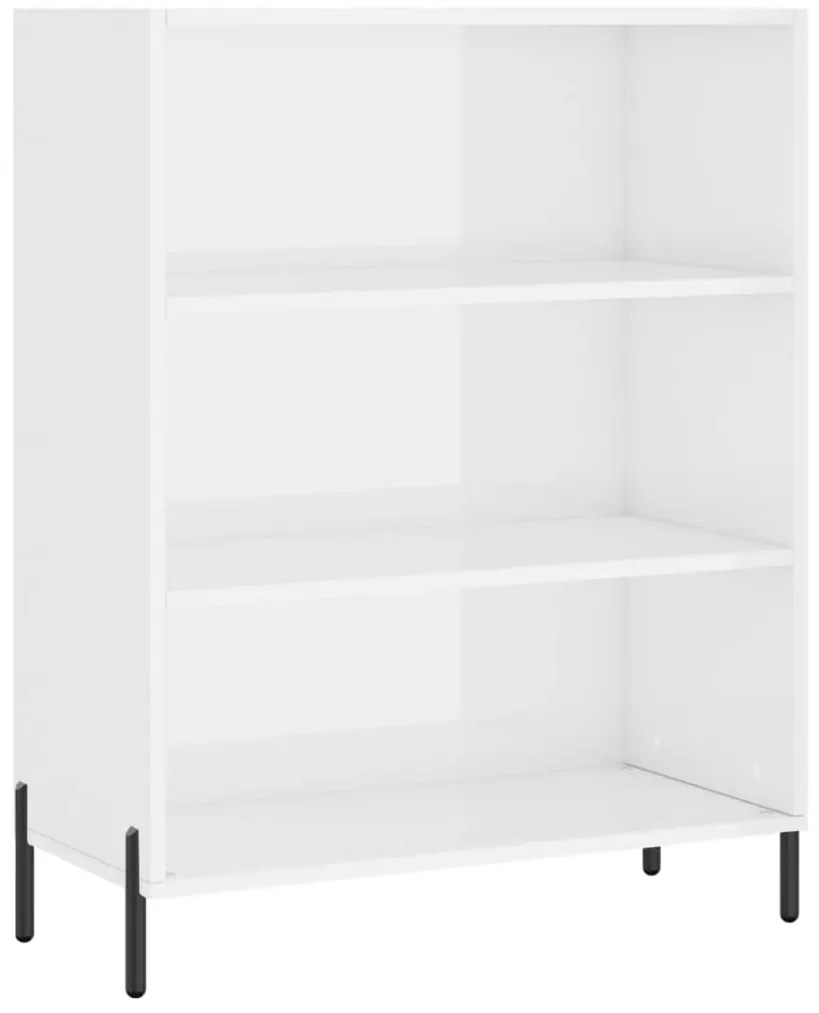 vidaXL Ντουλάπι Λευκό 69,5x32,5x180 εκ. Επεξεργασμένο Ξύλο