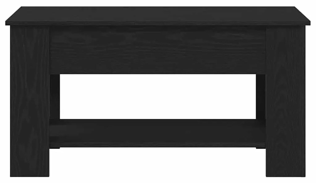vidaXL Τραπεζάκι σαλονιού Μαύρη δρυς 101 x 49 x 52 cm