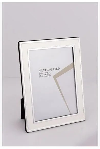Κορνίζα Μεταλλική Επάργυρη Ασημί 15x20cm 756-10015 Estheti-756-10015-Ασημί 756-10015