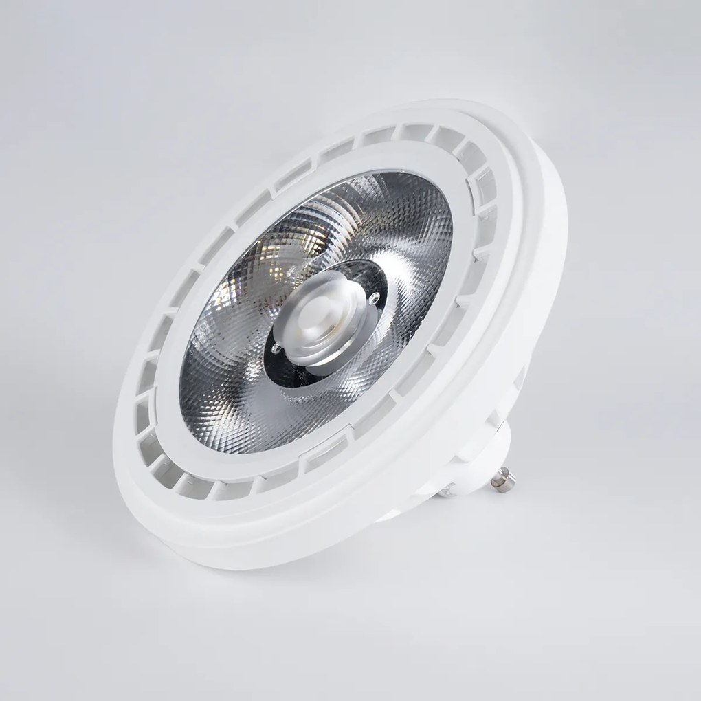 GloboStar 60133 Σποτ LED GU10 AR111 15W 1455lm 12° AC 220-240V IP20 Φ11 x Υ6.6cm Φυσικό Λευκό 4500K Dimmable - 3 Χρόνια Εγγύηση - 60133