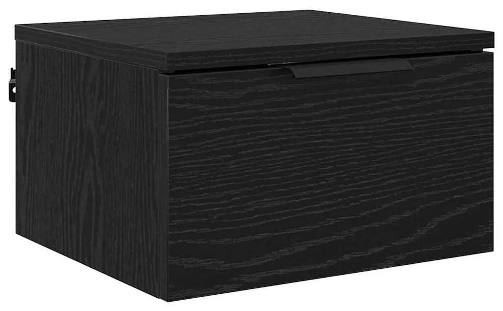 vidaXL Κομοδίνο 2 pcs Μαύρη δρυς 34 x 30 x 20 εκ Επεξεργασμένο ξύλο