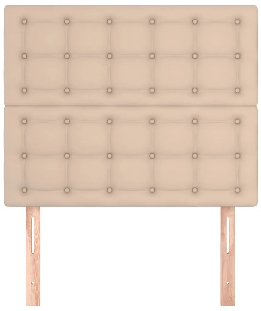 vidaXL Κεφαλάρι Καπουτσίνο 100x5x118/128 εκ. από Συνθετικό Δέρμα