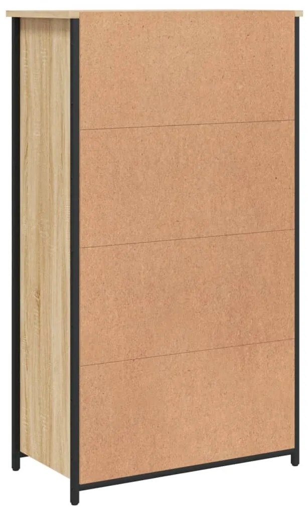 vidaXL Ντουλάπι Sonoma Δρυς 62 x 32 x 106,5 εκ.από Επεξεργασμένο Ξύλο