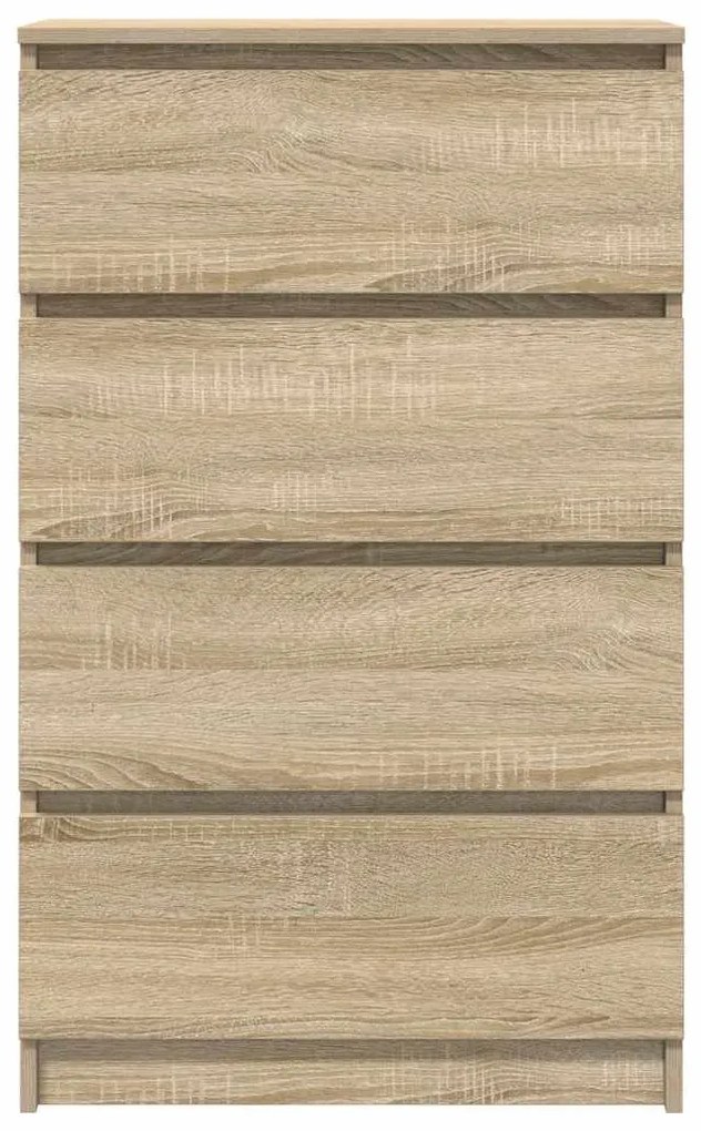 vidaXL Συρταριέρα Sonoma Δρυς 60 x 35 x 98,5 εκ. Επεξεργασμένο Ξύλο
