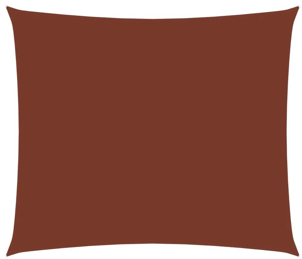 Πανί Σκίασης Ορθογώνιο Τερακότα 3 x 4 μ. από Ύφασμα Oxford - Καφέ