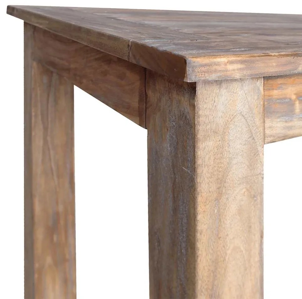vidaXL Τραπεζαρία 120 x 60 x 77 εκ. από Μασίφ Ξύλο Μαόνι