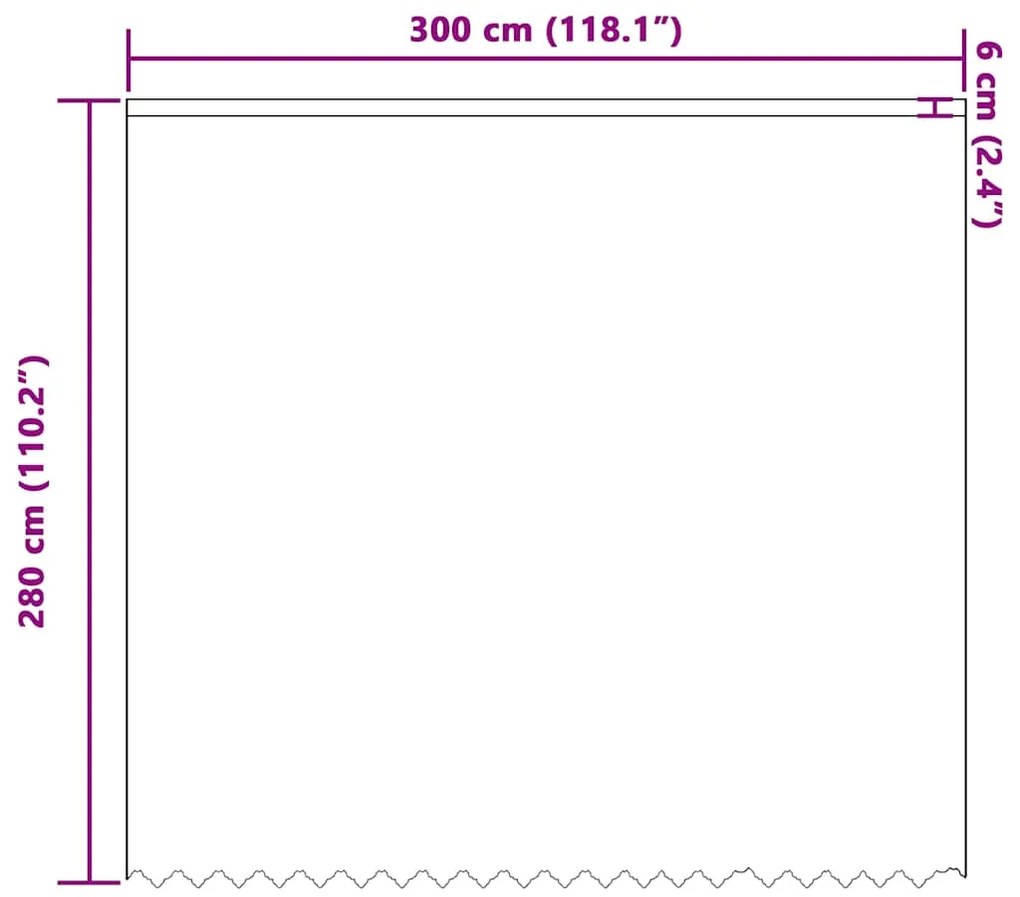 vidaXL Κουρτίνες με κουρτίνες Λευκό 300 x 280 εκ. Πολυεστέρας