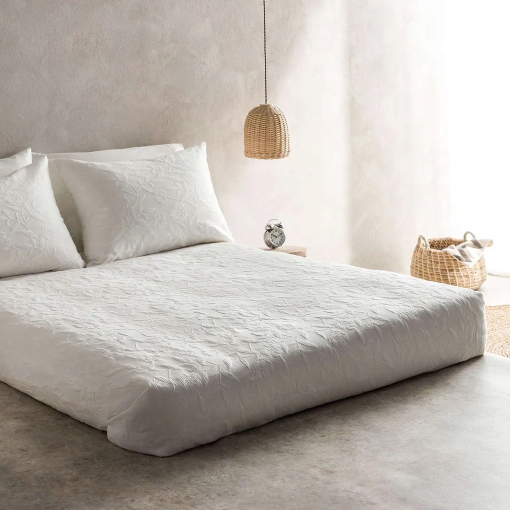 Κουβερτόριο Laurele Οff White 978A/16 Gofis Home Υπέρδιπλo 230x250cm Πολυέστερ