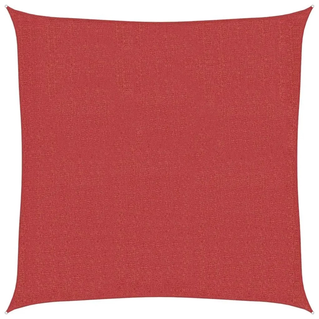 vidaXL Πανί Σκίασης Κόκκινο 2 x 2 μ. από HDPE 160 γρ./μ²