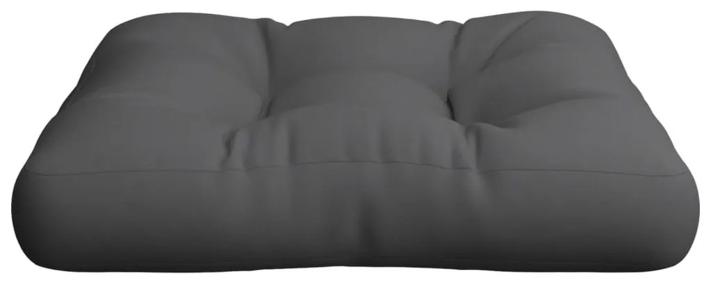 vidaXL Μαξιλάρι Παλέτας Ανθρακί 60 x 60 x 12 εκ. Υφασμάτινο