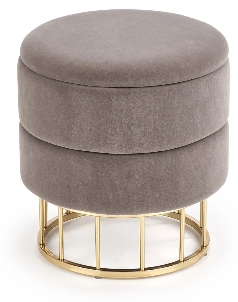 MINTY stool, color: grey DIOMMI V-CH-MINTY-PUFA-POPIEL