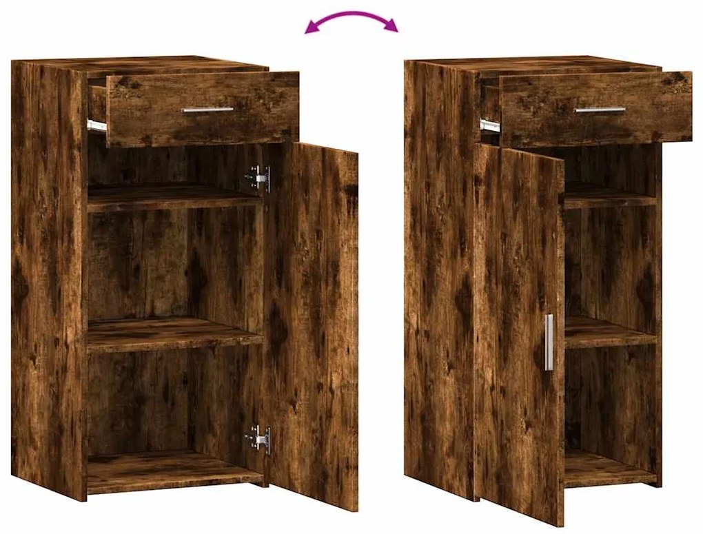 vidaXL Ντουλάπι Καπνιστή Δρυς 45x42,5x93 εκ. από Επεξεργ. Ξύλο