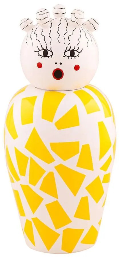 Βάζο Canopie Rosio Yellow-White Seletti Porcelain