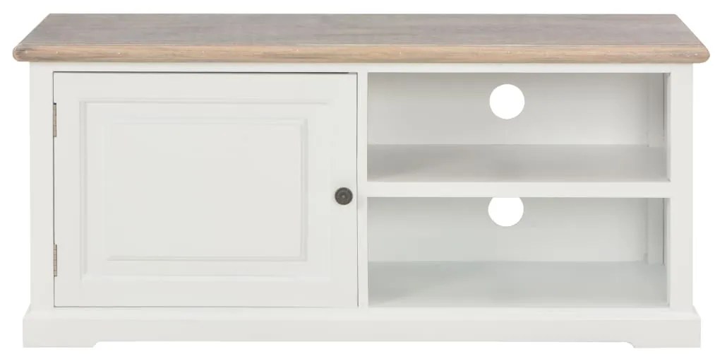 vidaXL Έπιπλο Τηλεόρασης Λευκό 90 x 30 x 40 εκ. Ξύλινο
