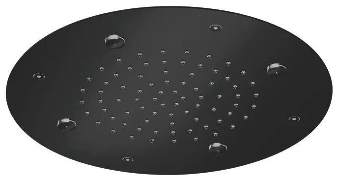 Almar Black Brushed PVD Κεφαλή εντοιχισμού οροφής 2 ροών