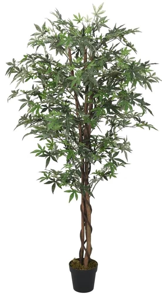 Δέντρο Σφενδάμου Τεχνητό 224 Φύλλα Πράσινο 80 εκ. - Πράσινο