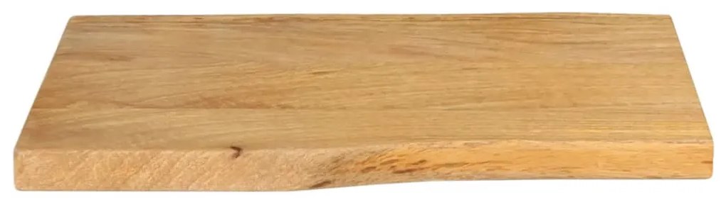 vidaXL Επιφάνεια Τραπεζιού 60x40x2,5 εκ. Live Edge Μασίφ Ξύλο Μάνγκο