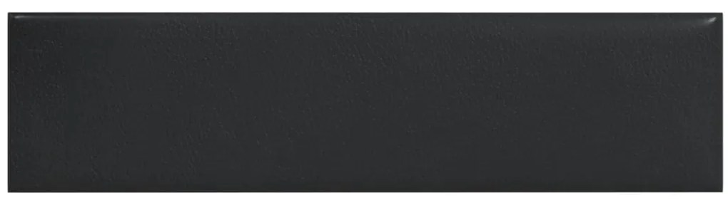 vidaXL Πάνελ Τοίχου 12 τεμ. Μαύρα 60x15 εκ. 1,08 μ² Συνθετικό Δέρμα