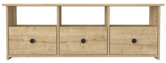 Έπιπλο τηλεόρασης Mahen Megapap χρώμα sapphire oak 140x35x49,8εκ.