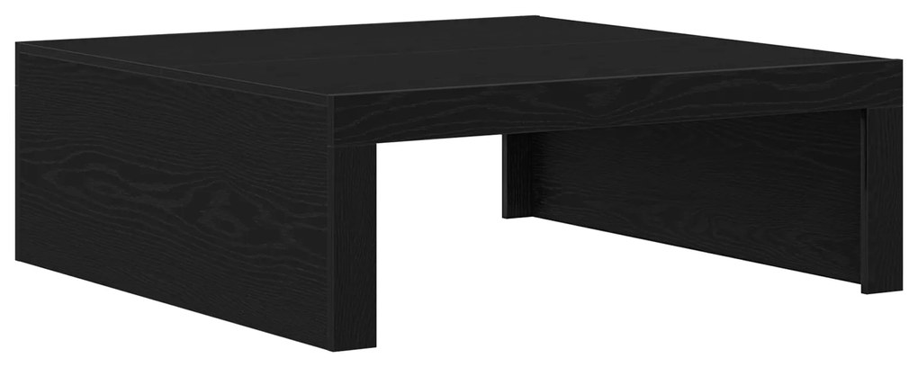 vidaXL Μαύρο Τραπεζάκι Σαλονιού - 100x100x35 εκ. Φτιαγμένο από Σύνθετο Ξύλο