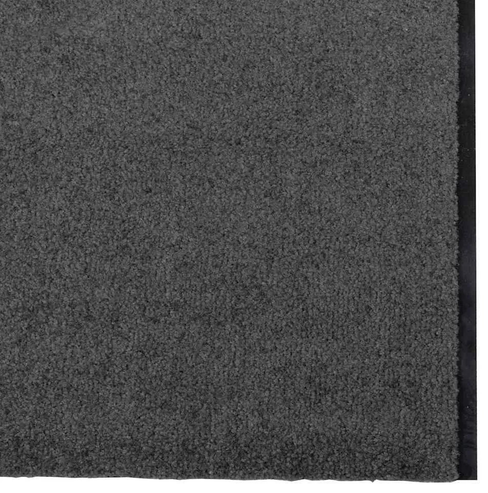 vidaXL Χαλάκι Εξώπορτας Άλλο Ανθρακί και Μαύρο 120 x 350 εκ