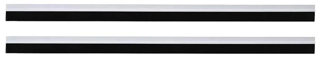 vidaXL Αυτοκόλλητες σφραγίδες πόρτας 2 pcs Λευκό 100 cm