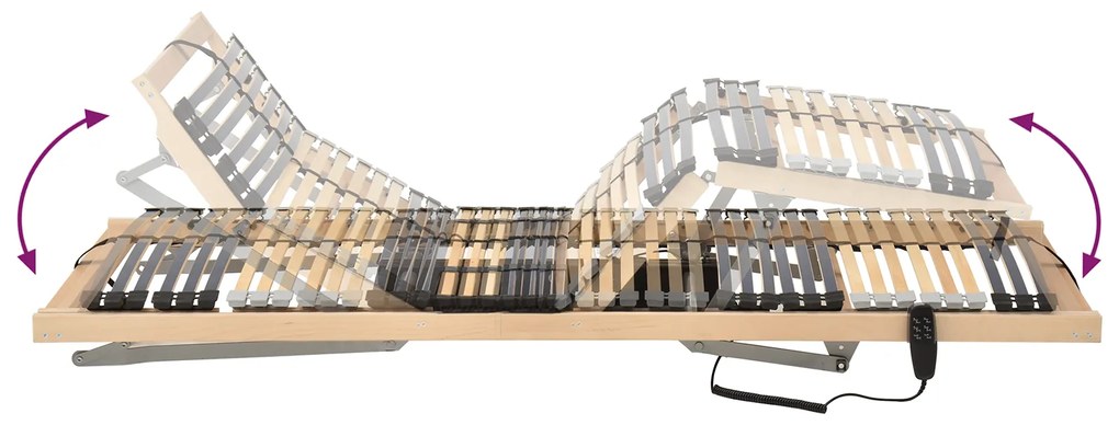 vidaXL Ηλεκτρικό Στρώμα Σλατ 39 Σλάτ 7 Ζώνες 70x190 cm