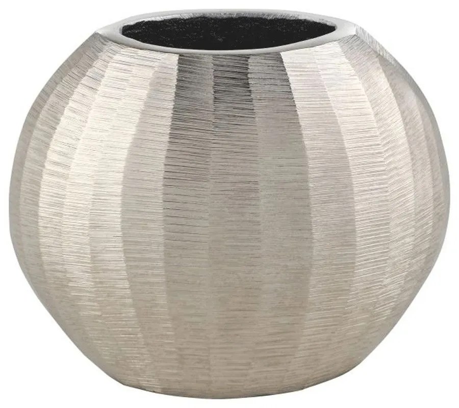 Βάζο Abucay 421052 15x7x13cm Silver Eglo Aluminium