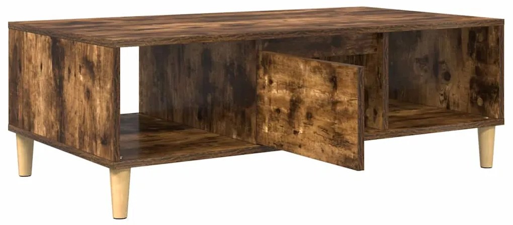 vidaXL Τραπεζάκι σαλονιού Καπνιστή δρυς 103.5 x 60 x 35 εκ