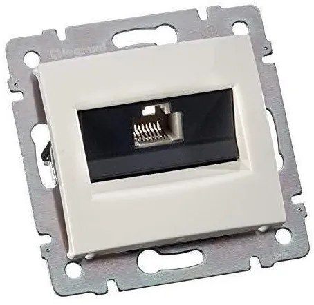 Πρίζα τηλεφώνου ISDN RJ45 8 επαφών 1 έξοδος Valena LEGRAND-774441-Λευκό 774441