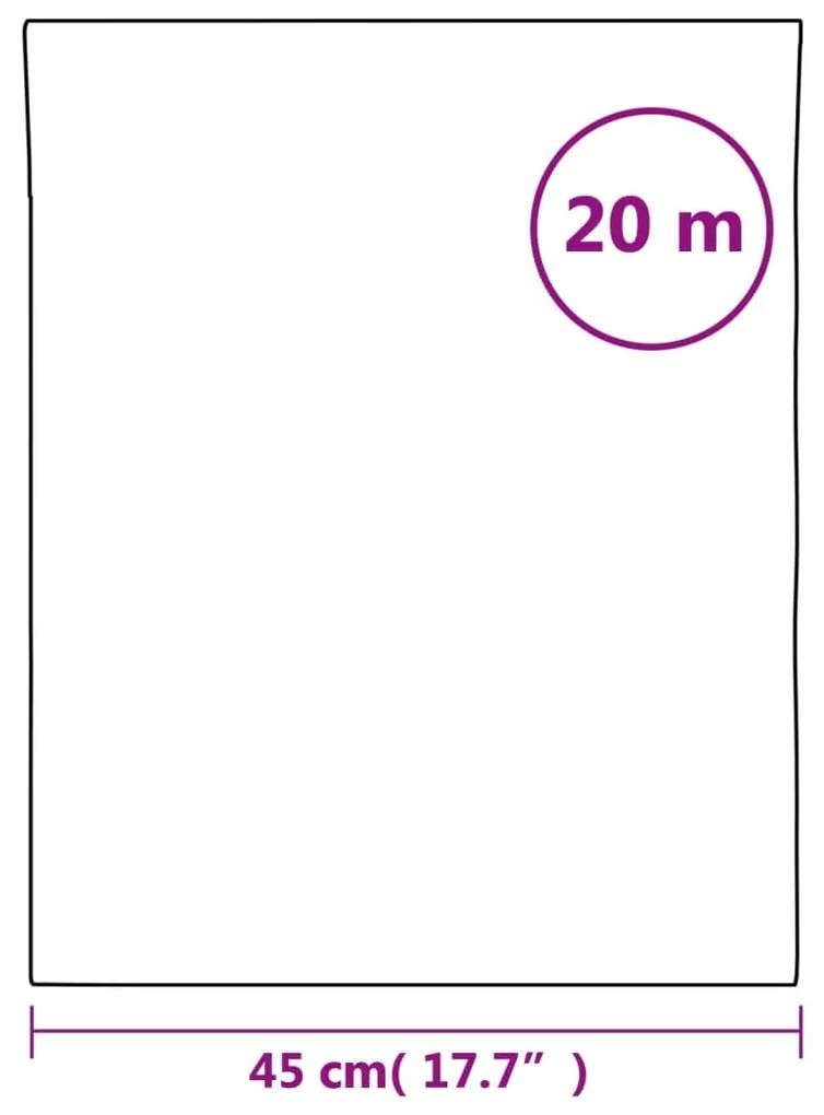 vidaXL Μεμβράνη Ηλιακή Αντιστατική Εφέ Ανάκλασης Ασημί 45x2000 εκ. PVC