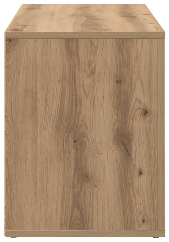 vidaXL Ράφι Παπουτσιών με ράφι artisan δρυς 75 x 35 x 45 εκ.
