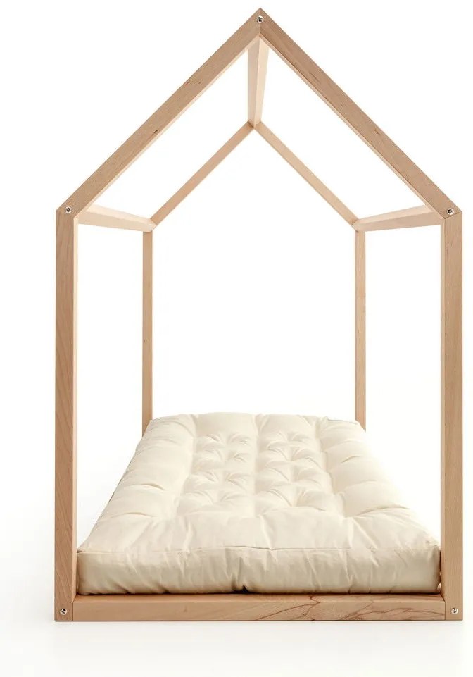 Aria Premium Κρεβατι / Σπιτακι Montessori Μπεζ 88x138-168x132cm
