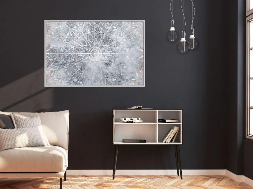 Αφίσα - Winter Mandala - 60x40 - Χρυσό - Χωρίς πασπαρτού