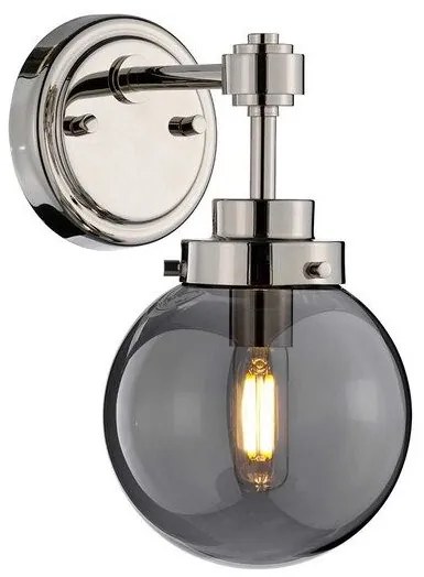 Απλίκα Φωτιστικό Τοίχου 1xE14 Νίκελ Kula KULA1 Elstead Lighting-KULA1-Νίκελ Ματ KULA1