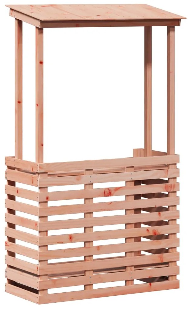 vidaXL Τραπέζι Μπαρ Κήπου με Οροφή 112,5x57x195,5 εκ. Μασίφ Πεύκο
