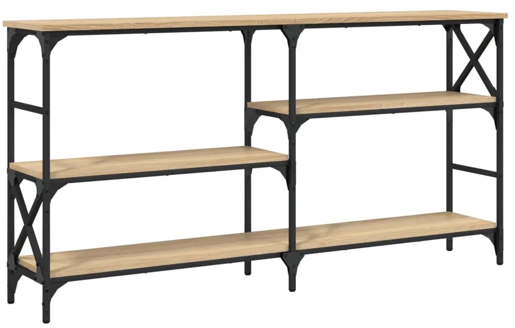vidaXL Τραπέζι Κονσόλα Sonoma Δρυς 150 x 29 x 76,5 εκ. Επεξεργ. Ξύλο