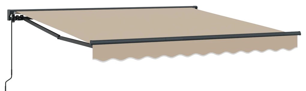 vidaXL Σκηνίτσα Αναδιπλούμενη Μπεζ 350x250 εκ