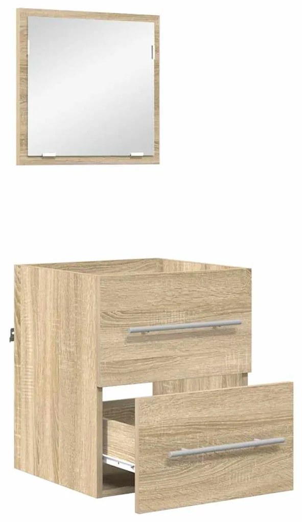 vidaXL Ντουλάπι Μπάνιου 41 x 38.5 x 48 cm Επεξεργασμένο ξύλο