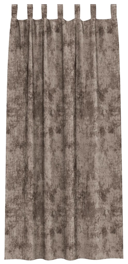 vidaXL κουρτίνες βελούδου 2 τεμ με μάτια Καφέ 245x140 εκ.