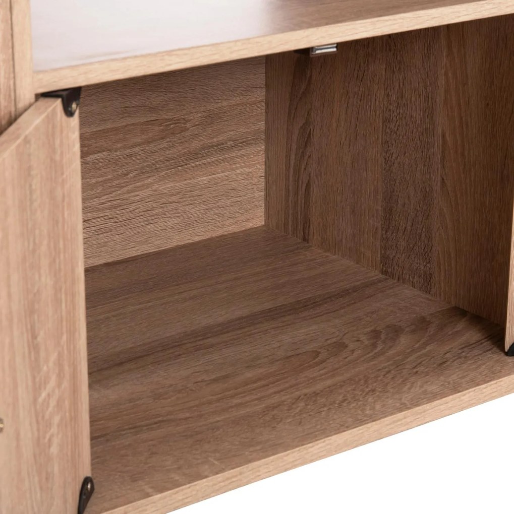 Έπιπλο τηλεόρασης CLUSE Μελαμίνης σε Sonoma Oak 80x40x57,5Υεκ. 80x40x57.5 εκ.