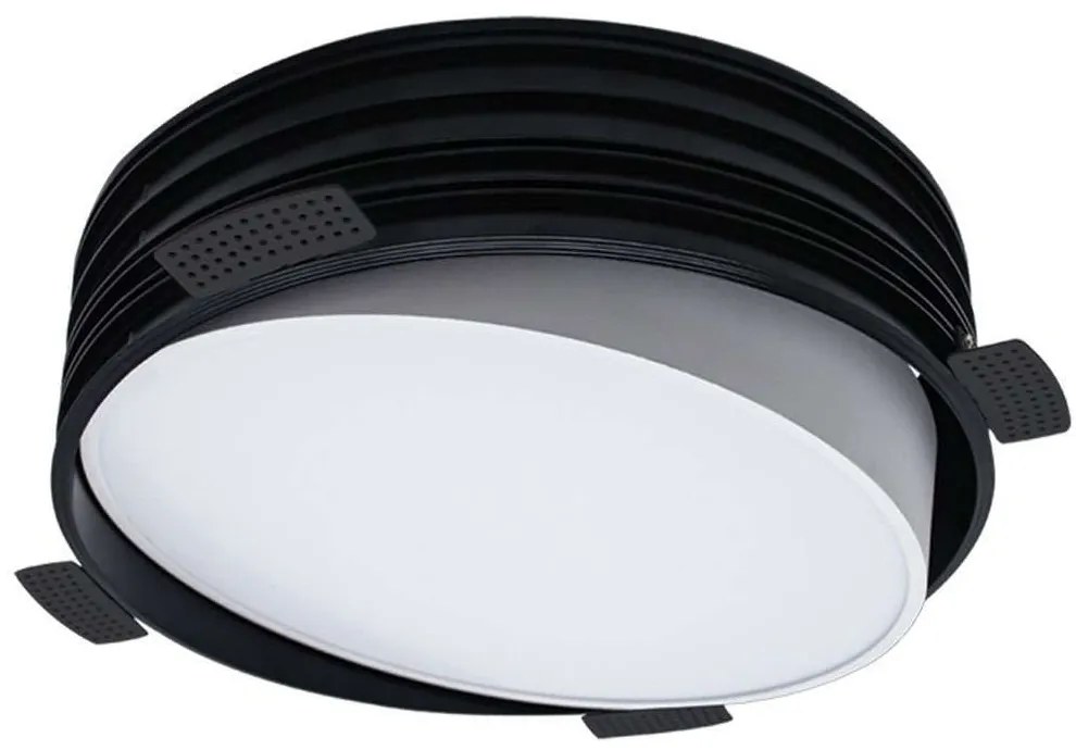 Φωτιστικό Οροφής Χωνευτό VK/04348/W/W/35 Φ25cm Led 1350Lm 20W 3000K White VKLed