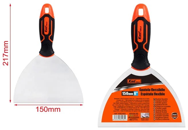 KMT Μεταλλική σπάτουλα 15cm - Metal spatula