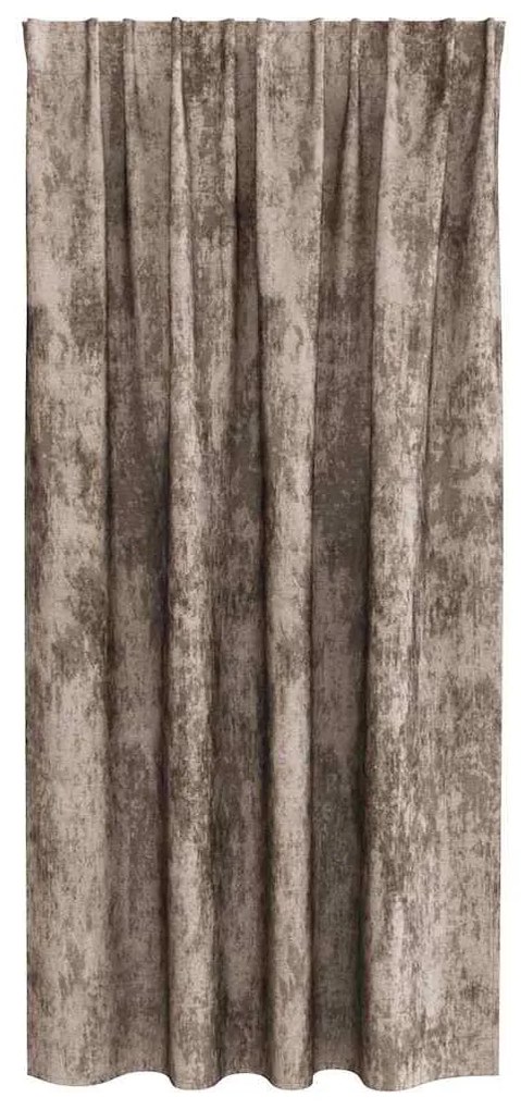 vidaXL Κουρτίνα με κουρτίνες 2 pcs Καπουτσίνο 175 x 140 εκ. Βελούδο