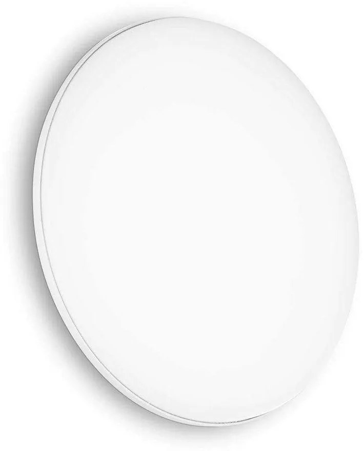 Φωτιστικό Οροφής-Πλαφονιέρα Mib Round 202945 30x5cm LED 19W 4000K IP65 White Ideal Lux Metal,Aluminum