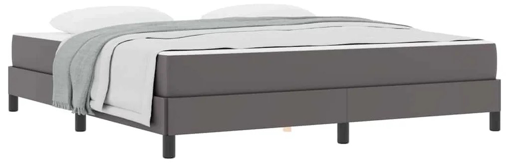 vidaXL Κρεβάτι Άλλο Γκρι 180 x 200 cm Τεχνητό δέρμα